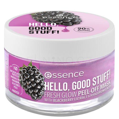 Essence Hello, Good Stuff! Fresh Glow Peel-Off Mask Pleťová maska pro ženy 50 ml