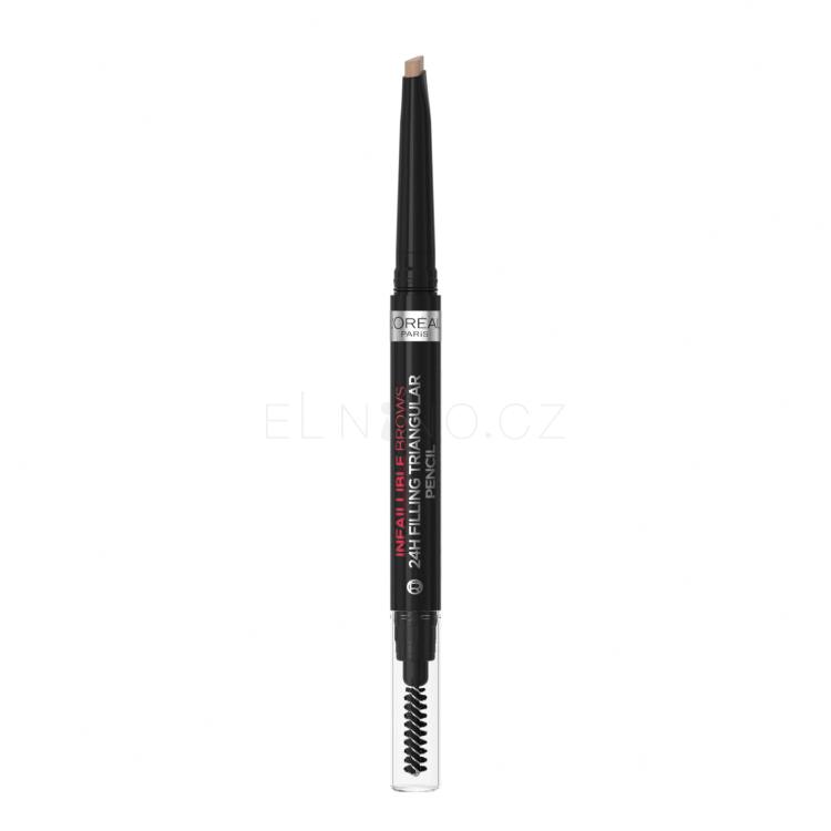 L&#039;Oréal Paris Infaillible Brows 24H Filling Triangular Pencil Tužka na obočí pro ženy 1 ml Odstín 06 Dark Blonde