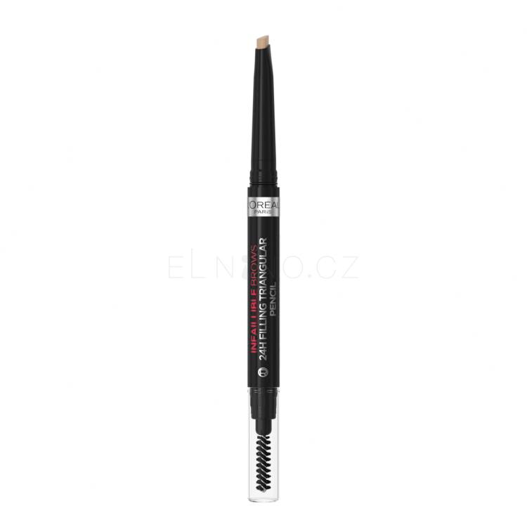 L&#039;Oréal Paris Infaillible Brows 24H Filling Triangular Pencil Tužka na obočí pro ženy 1 ml Odstín 07 Blonde