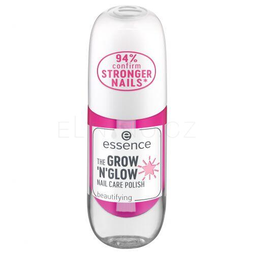 Essence The Grow&#039;N&#039;Glow Nail Care Polish Péče o nehty pro ženy 8 ml