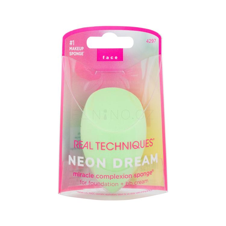 Real Techniques Neon Dream Miracle Complexion Sponge Aplikátor pro ženy 1 ks