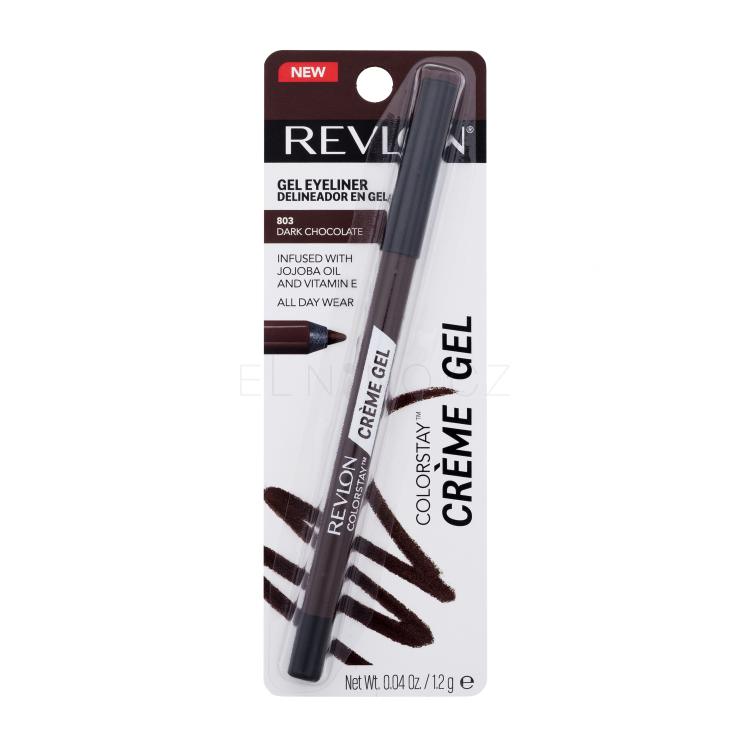 Revlon Colorstay Crème Gel Tužka na oči pro ženy 1,2 g Odstín 803 Dark Chocolate