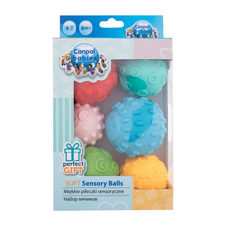 Canpol babies Sensory Soft Balls Hračka pro děti 6 ks