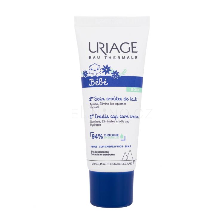 Uriage Bébé 1st Cradle Cap Care Cream Denní pleťový krém pro děti 40 ml