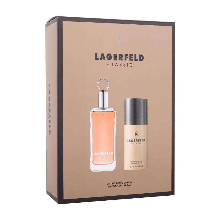 Karl Lagerfeld Classic Dárková kazeta voda po holení 100 ml + deodorant 150 ml