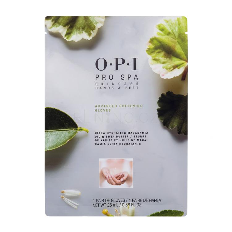 OPI Pro Spa Advanced Softening Gloves Hydratační rukavice pro ženy 26 ml