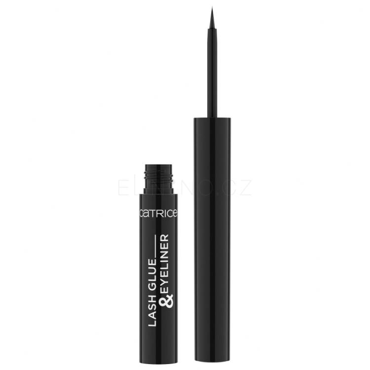 Catrice Lash Glue &amp; Eyeliner Umělé řasy pro ženy 1,7 ml Odstín 010 Strong Black