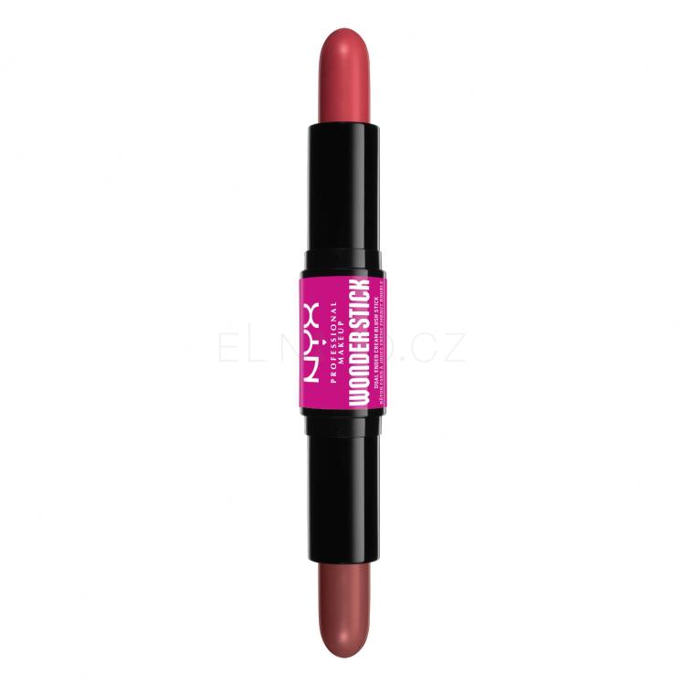 NYX Professional Makeup Wonder Stick Blush Tvářenka pro ženy 8 g Odstín 03 Coral And Deep Peach