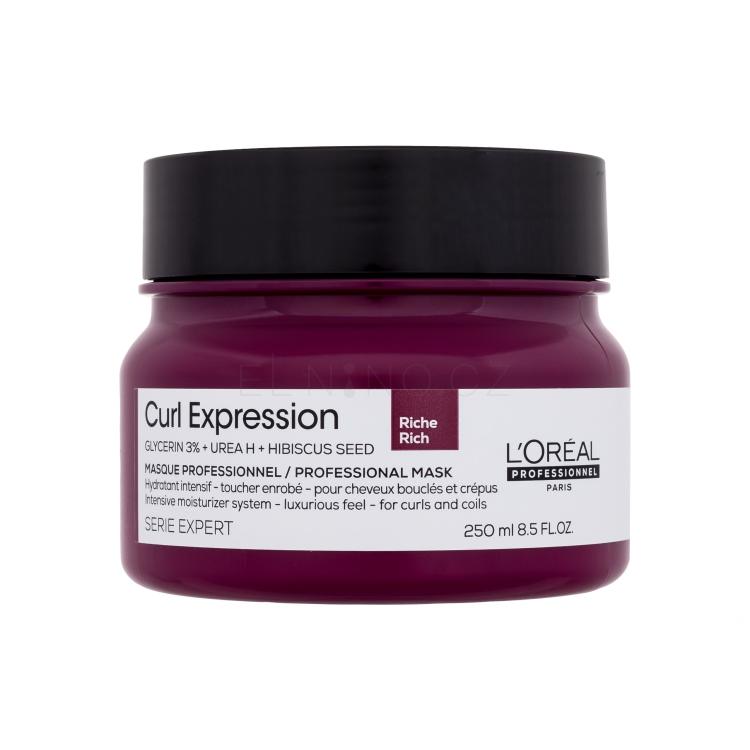 L'Oréal Professionnel Curl Expression Professional Rich Mask Maska na vlasy pro ženy 250 ml