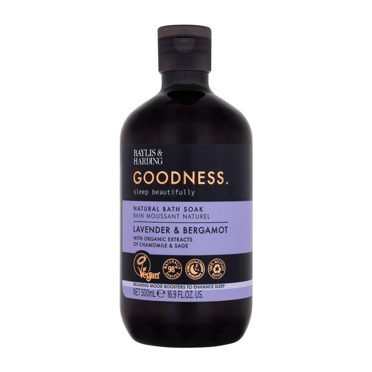 Baylis &amp; Harding Goodness Sleep Lavender &amp; Bergamot Natural Bath Soak Pěna do koupele pro ženy 500 ml