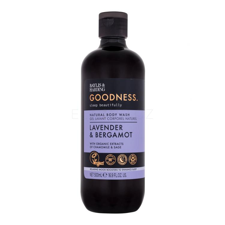 Baylis &amp; Harding Goodness Sleep Lavender &amp; Bergamot Natural Body Wash Sprchový gel pro ženy 500 ml