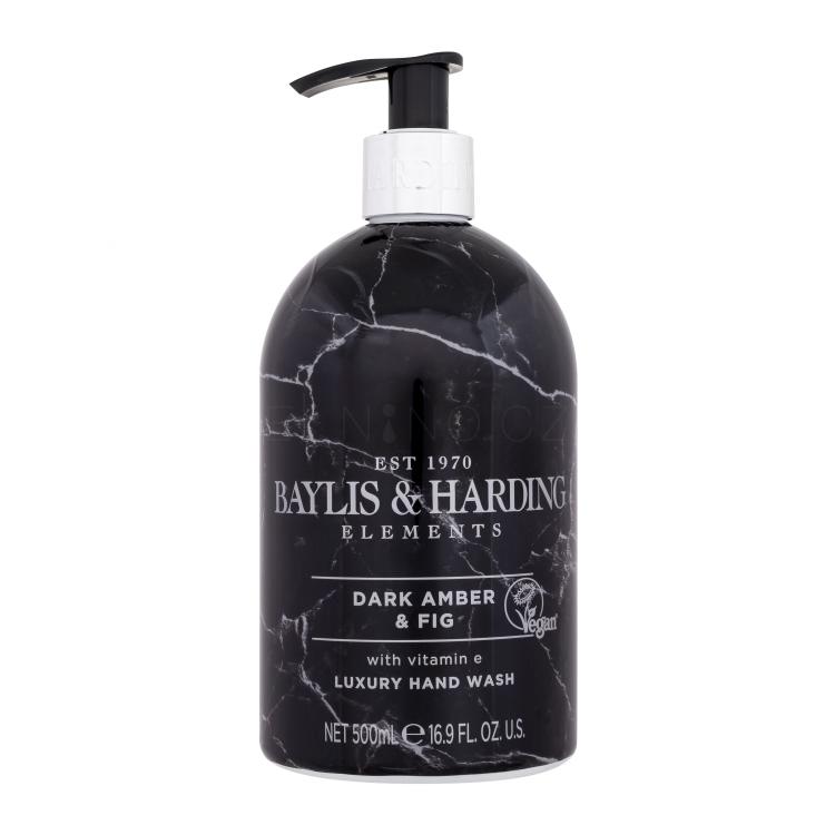 Baylis &amp; Harding Elements Dark Amber &amp; Fig Tekuté mýdlo pro ženy 500 ml