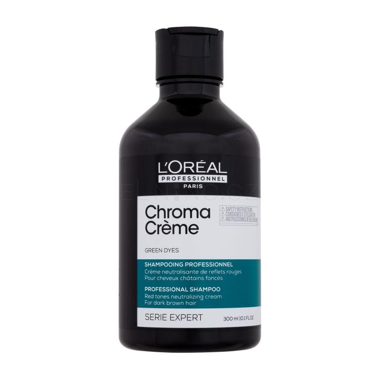 L'Oréal Professionnel Chroma Crème Professional Shampoo Green Dyes Šampon pro ženy 300 ml