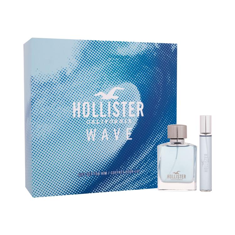Hollister Wave Dárková kazeta toaletní voda 50 ml + toaletní voda 15 ml
