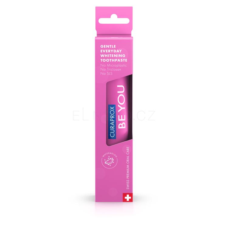 Curaprox Be You Gentle Everyday Whitening Toothpaste Candy Lover Watermelon Zubní pasta 60 ml