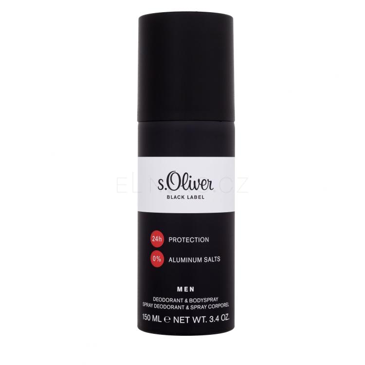 s.Oliver Black Label Deodorant pro muže 150 ml