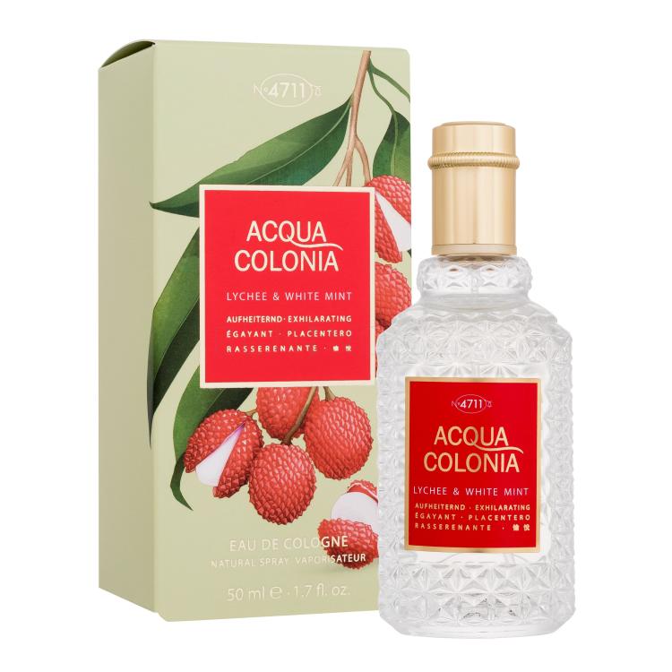 4711 Acqua Colonia Lychee &amp; White Mint Kolínská voda 50 ml