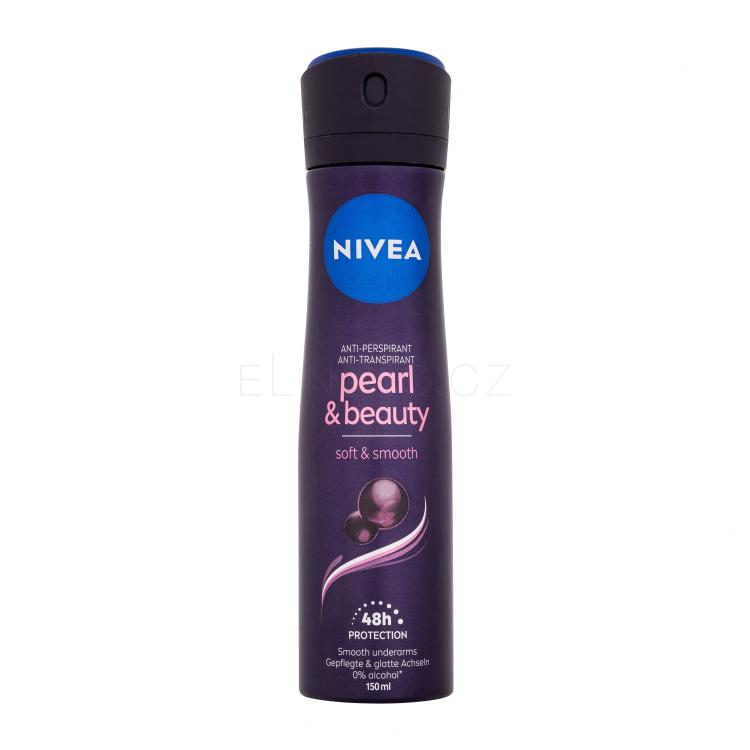 Nivea Pearl &amp; Beauty Black 48H Antiperspirant pro ženy 150 ml