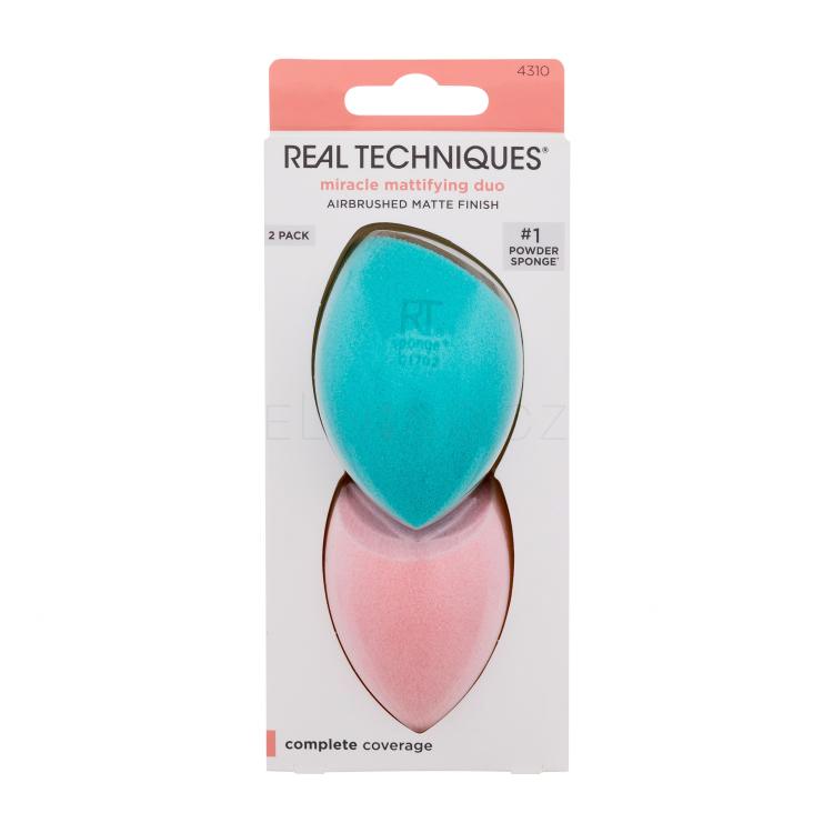 Real Techniques Miracle Mattifying Duo Aplikátor pro ženy Set