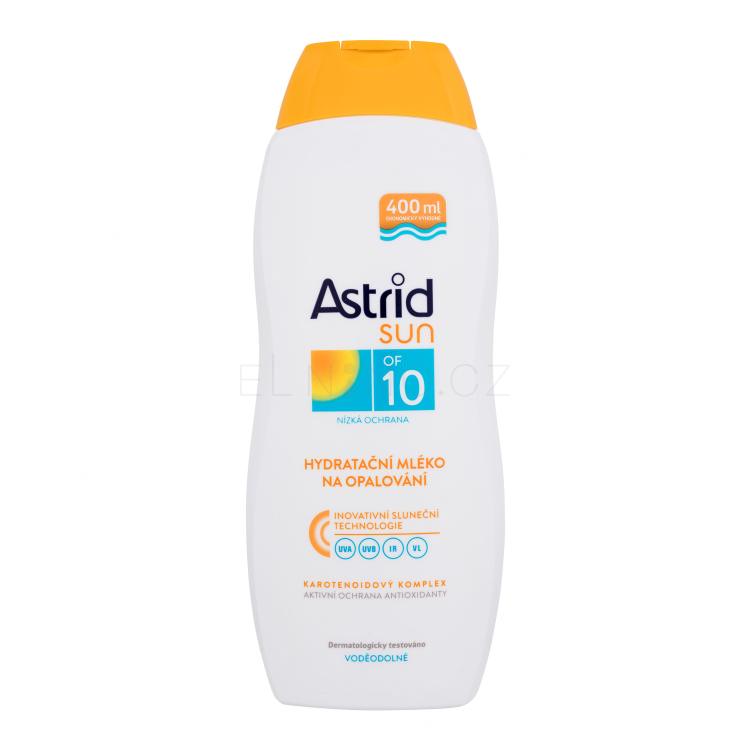 Astrid Sun Moisturizing Suncare Milk SPF10 Opalovací přípravek na tělo 400 ml