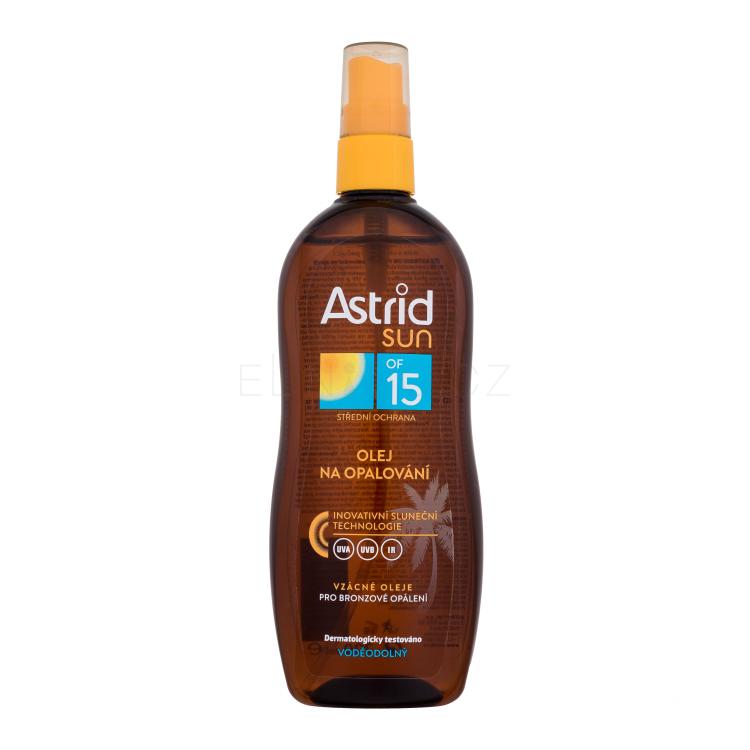 Astrid Sun Spray Oil SPF15 Opalovací přípravek na tělo 200 ml