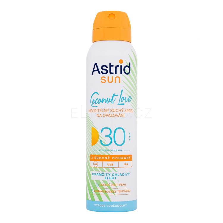 Astrid Sun Coconut Love Dry Mist Spray SPF30 Opalovací přípravek na tělo 150 ml
