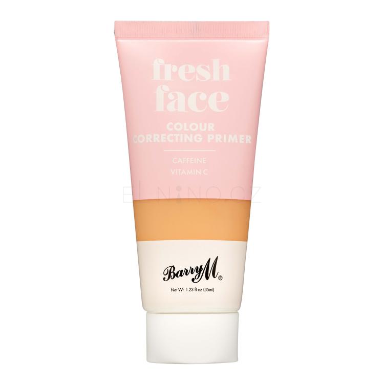 Barry M Fresh Face Colour Correcting Primer Báze pod make-up pro ženy 35 ml Odstín Peach