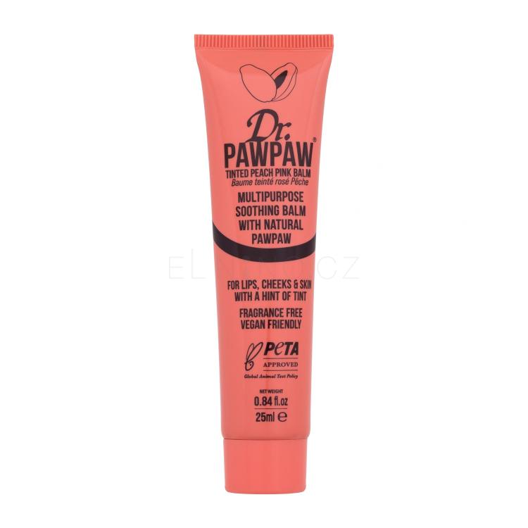 Dr. PAWPAW Balm Tinted Peach Pink Balzám na rty pro ženy 25 ml