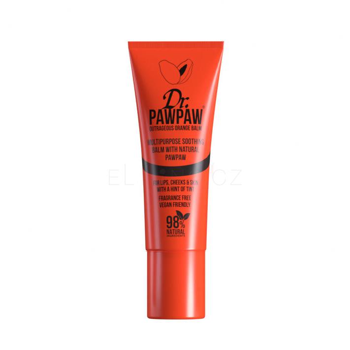 Dr. PAWPAW Balm Tinted Outrageous Orange Balzám na rty pro ženy 10 ml