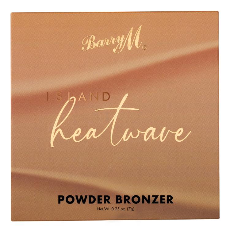 Barry M Heatwave Powder Bronzer Bronzer pro ženy 7 g Odstín Island