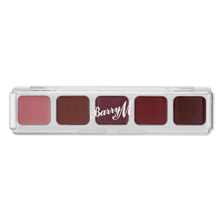 Barry M Cream Eyeshadow Palette Oční stín pro ženy 5,1 g Odstín The Berries
