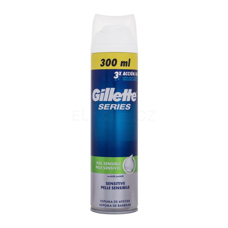 Gillette Series Sensitive Pěna na holení pro muže 300 ml