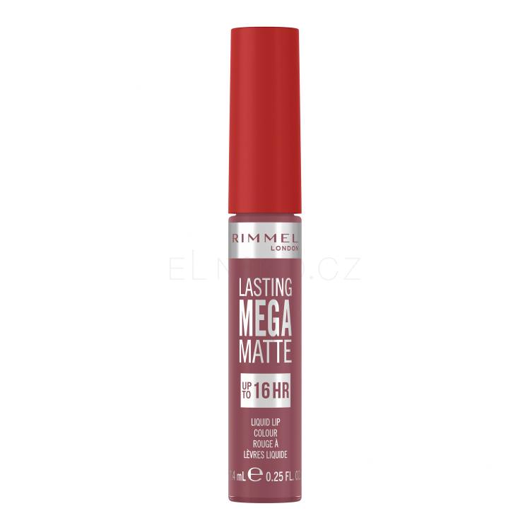 Rimmel London Lasting Mega Matte Liquid Lip Colour Rtěnka pro ženy 7,4 ml Odstín Ravishing Rose