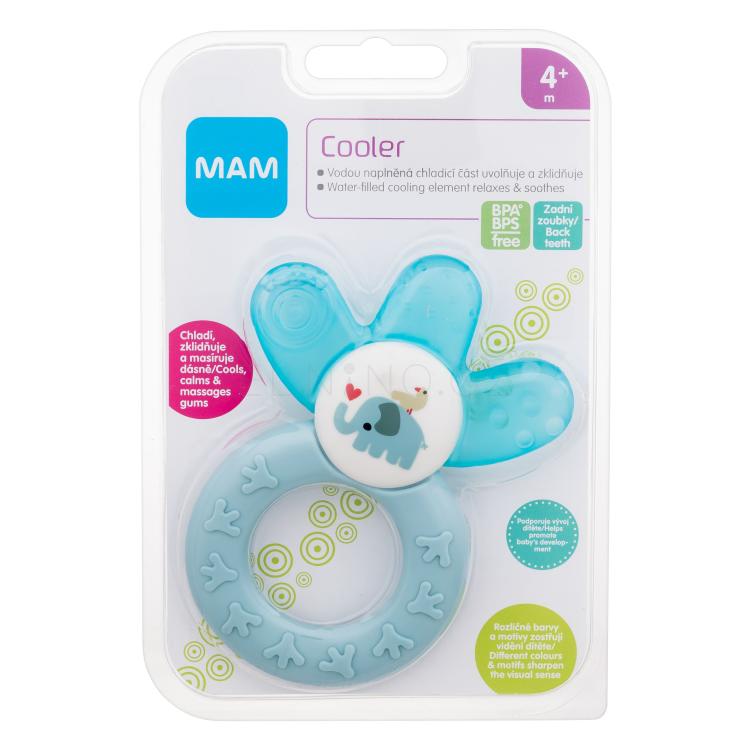 MAM Cooler Teether 4m+ Turquoise Hračka pro děti 1 ks