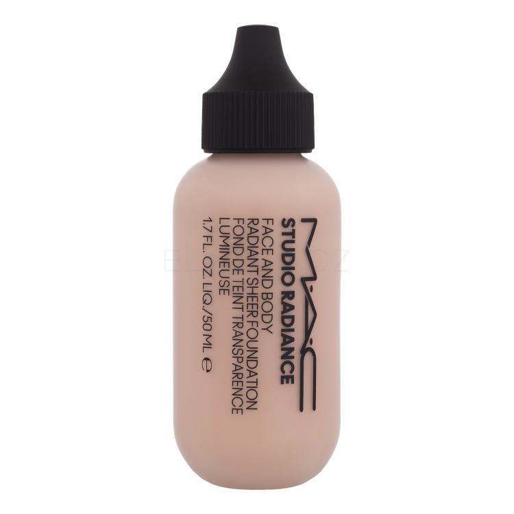 MAC Studio Radiance Face And Body Radiant Sheer Foundation Make-up pro ženy 50 ml Odstín N4