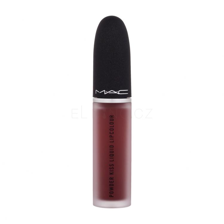 MAC Powder Kiss Liquid Rtěnka pro ženy 5 ml Odstín 977 Fashion Emergency