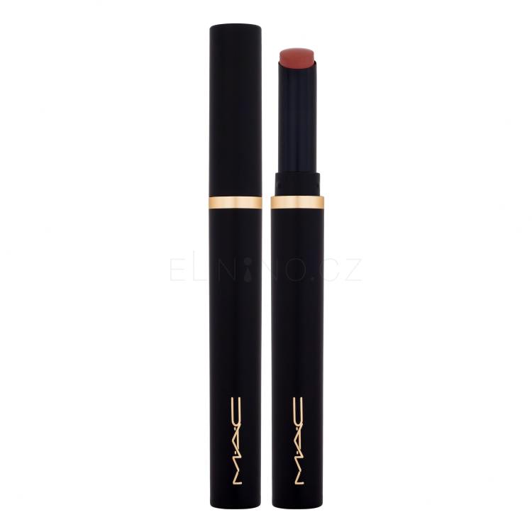 MAC Powder Kiss Velvet Blur Slim Stick Lipstick Rtěnka pro ženy 2 g Odstín 889 Ruby New