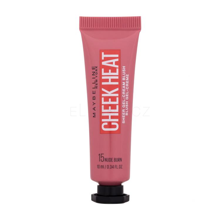 Maybelline Cheek Heat Tvářenka pro ženy 10 ml Odstín 15 Nude Burn