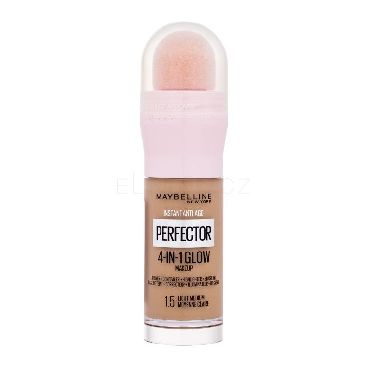 Maybelline Instant Anti-Age Perfector 4-In-1 Glow Make-up pro ženy 20 ml Odstín 1.5 Light Medium