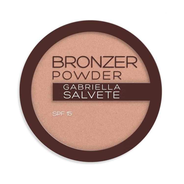 Gabriella Salvete Bronzer Powder SPF15 Pudr pro ženy 8 g Odstín 02 poškozená krabička