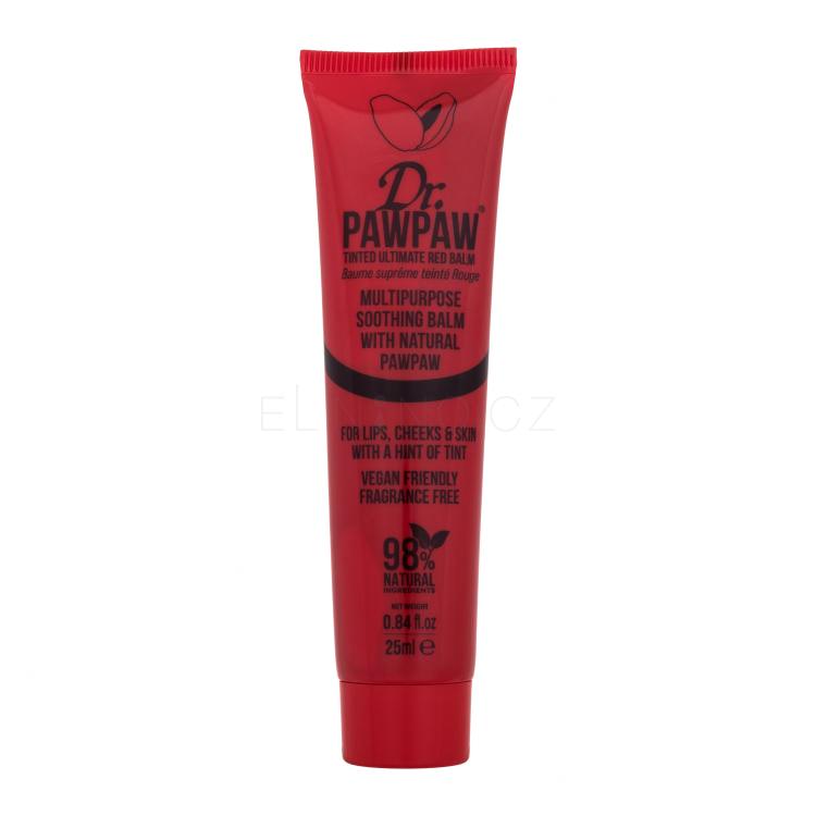 Dr. PAWPAW Balm Tinted Ultimate Red Balzám na rty pro ženy 25 ml