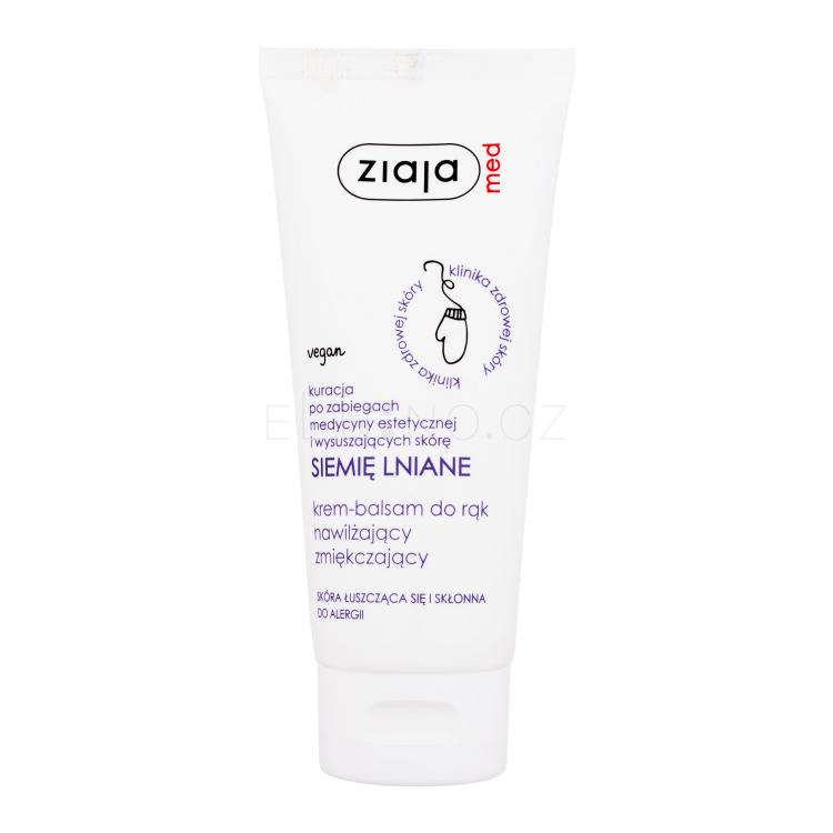 Ziaja Med Linseed Hand Cream-Balm Krém na ruce pro ženy 100 ml