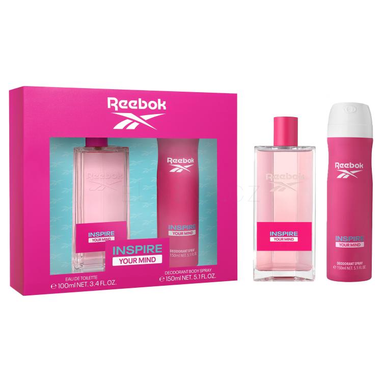 Reebok Inspire Your Mind Dárková kazeta toaletní voda 100 ml + deodorant 150 ml