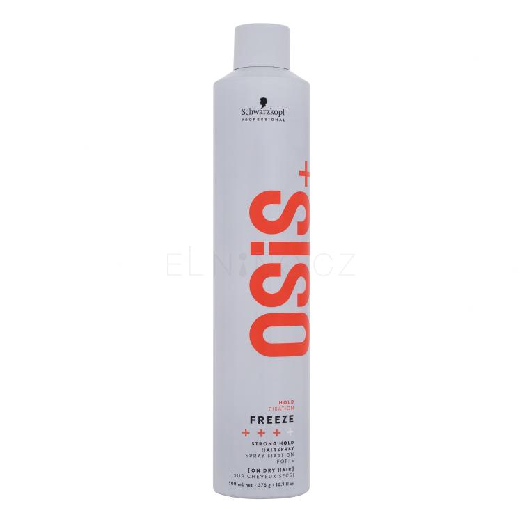 Schwarzkopf Professional Osis+ Freeze Strong Hold Hairspray Lak na vlasy pro ženy 500 ml