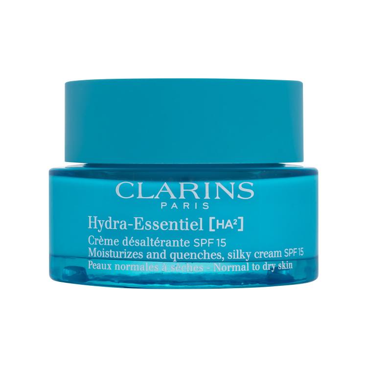 Clarins Hydra-Essentiel [HA²] Silky Cream SPF15 Denní pleťový krém pro ženy 50 ml