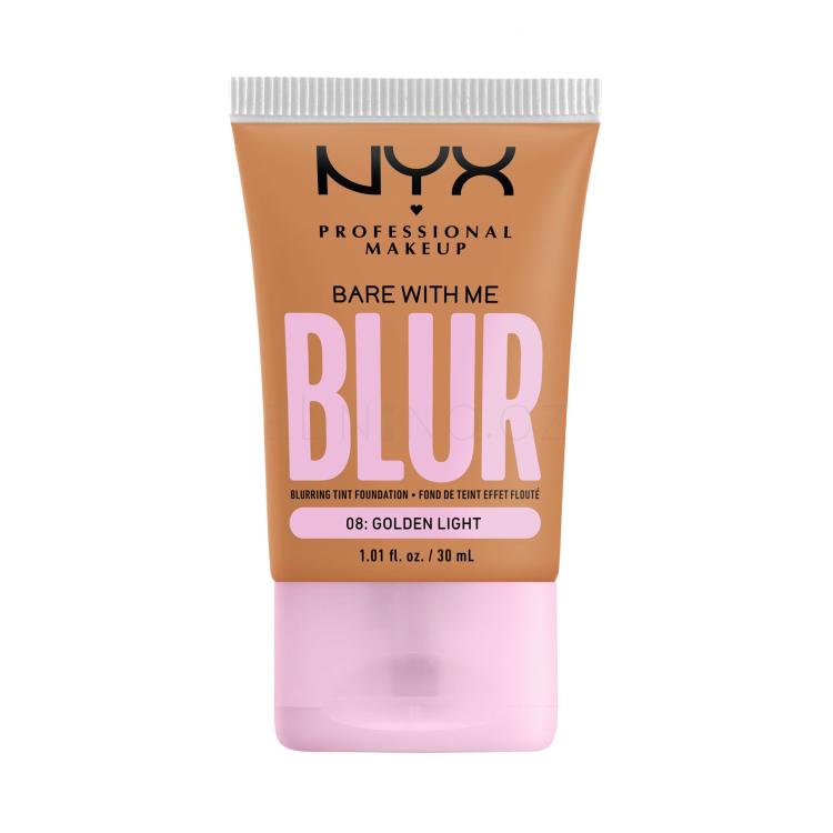 NYX Professional Makeup Bare With Me Blur Tint Foundation Make-up pro ženy 30 ml Odstín 08 Golden Light