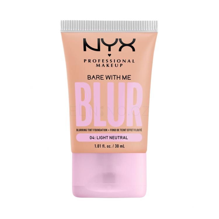 NYX Professional Makeup Bare With Me Blur Tint Foundation Make-up pro ženy 30 ml Odstín 04 Light Neutral