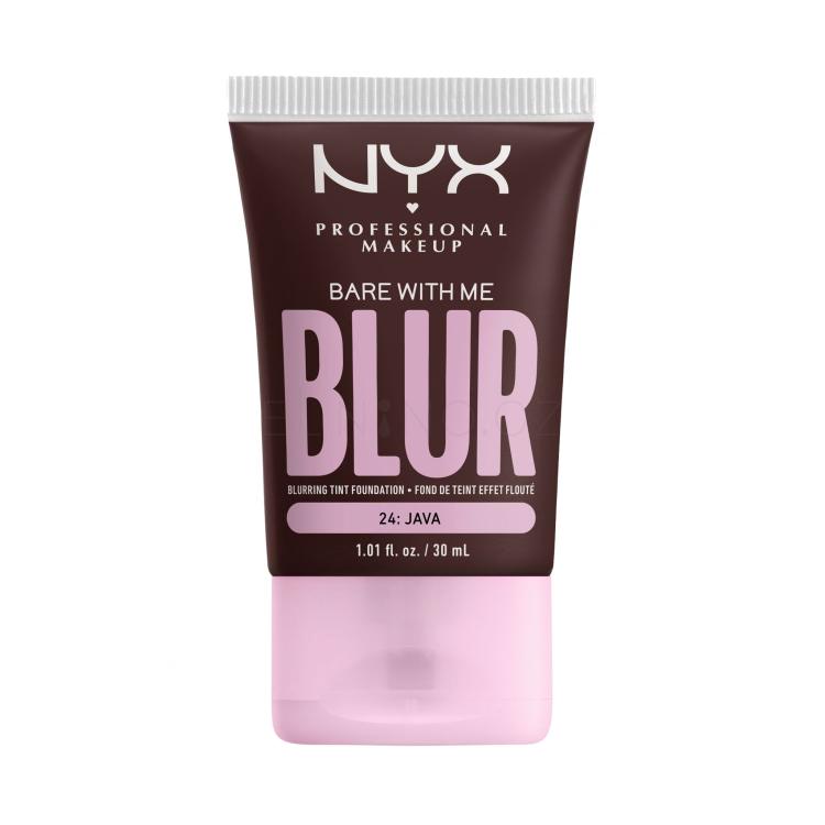 NYX Professional Makeup Bare With Me Blur Tint Foundation Make-up pro ženy 30 ml Odstín 24 Java