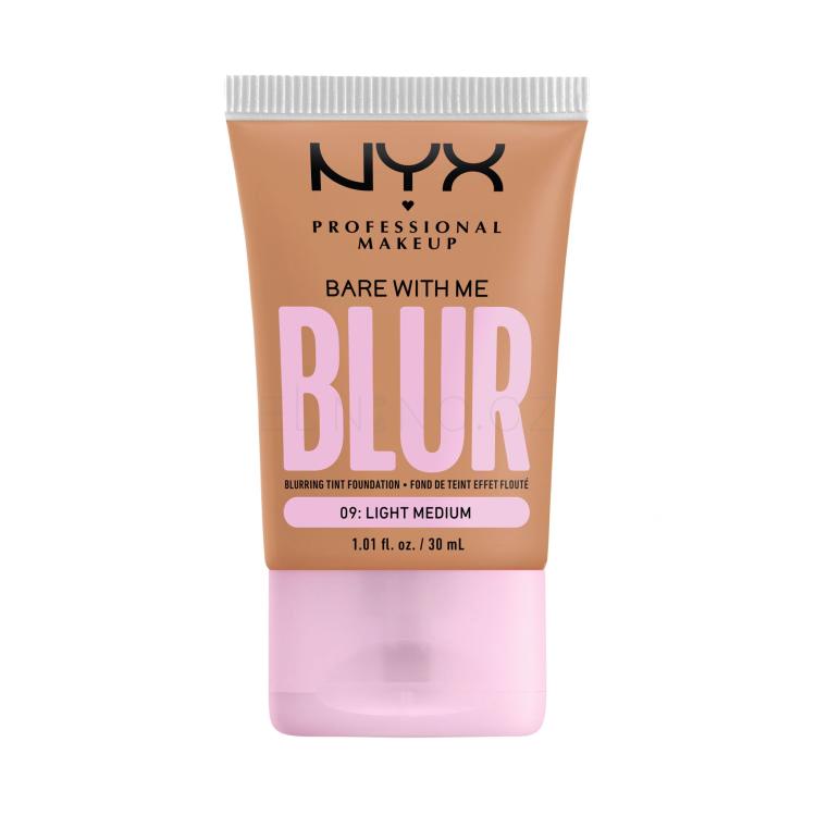 NYX Professional Makeup Bare With Me Blur Tint Foundation Make-up pro ženy 30 ml Odstín 09 Light Medium