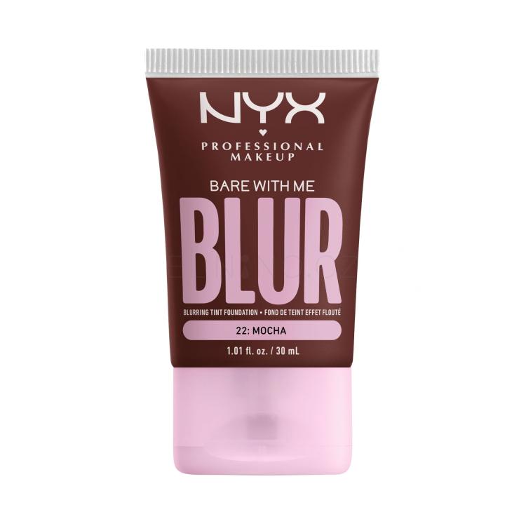 NYX Professional Makeup Bare With Me Blur Tint Foundation Make-up pro ženy 30 ml Odstín 22 Mocha